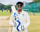 Mangaluru boy Rehan Mohammed plays for Karnataka Under-16 team in Vijay Merchant Trophy